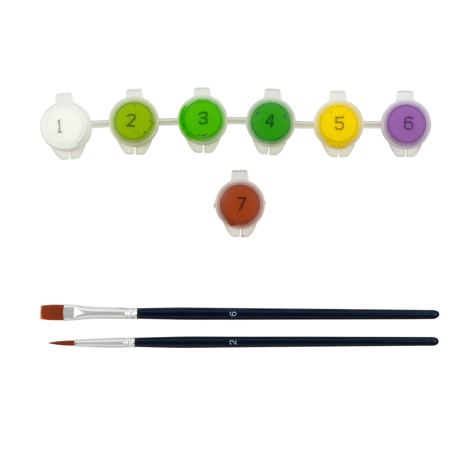 Jonathan Adler x Michaels 5" x 7" Lime Paint-By-Number Framed Kit